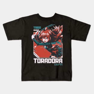 Whimsical Taiga Aisaka: Toradora Fan Art Kids T-Shirt